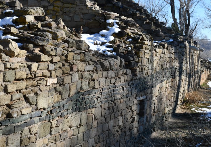Green Stripe in Wall at Aztec Ruins National Monument